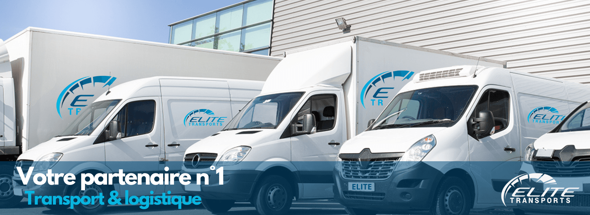 Elite Transport logistics truck at warehouse